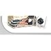 Clear Bed Risers - Set of 8 (Clear) (1" H x 4" W x 4" D)