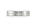 0.02 cts 4mm Comfort Fit Diamond Wedding Band - 14kt White or Yellow Gold