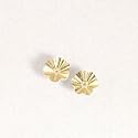 14KY gold 6.75mm buttercup earring jacket