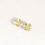 14KY gold 6.75mm buttercup earring jacket