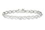 Diamond Bracelet - Sterling silver tennis bracelet (1 ct)