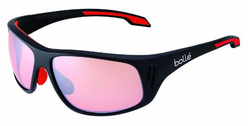 Bolle Rainier Sunglasses, Photo Dark Rose Gun AF, Shiny Black