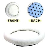 Pet Supplies : 28' PAW PRINT PET BED - Fleece