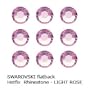 Swarovski Crystal Hotfix Flatback RHINESTONE #2028 Xilion Rose ss20 Lt Rose (50)
