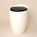 RETRO DESIGN STOOL VASE lounge chair seat ball C25 ivory