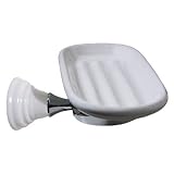 Eagle Ceramic Soap Dish and Holder Finish: White/Gold Combo, Size: 6