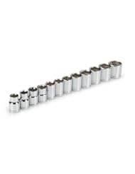 Home Improvement: TEKTON 1815 3/8" Drive Socket Set, 8-19mm, Metric, 12 Sockets - TEKTON