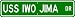 USS IWO JIMA LPH 2 Street Sign - Navy