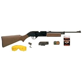 Crosman 760 Pump master Variable Pump BB Repeater/Single Shot Pellet Rifle with Starter Kit