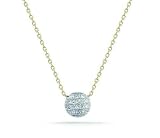 DANA REBECCA DESIGNS Lauren Joy Mini Necklace - Diamond/Yellow Gold