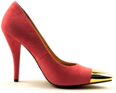 Lucy Pump with Metal Toe Cap (9, Calypso/Pink)