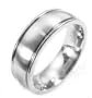 Mens or Mans Cyclone Titanium Wedding Band Ring(Sizes 9,11,12)