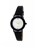 Le Chateau Women's 955LGUN_WHT Domb Crystal and Genuine Diamond Watch