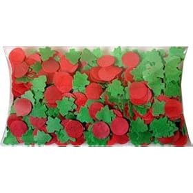 Bubble Bath Confetti - Christmas Trees & Circles