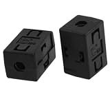 Gino Black Clip On 5mm Diameter EMI RFI Noise Ferrite Core Filters 6 x