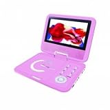 iView-760PINK 7-Inch Portable DVD Player- Pink