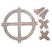 17-piece Wooden Crossing Circle Cross Track Thomas Train Track Set