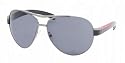 Authentic Prada Sunglasses SPS50I Color GUNMETAL / POLAR GRAY