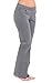 PajamaJeans - Bootcut Pewter Gray Stretch Knit Denim Jeans for Women