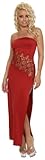 IMAGE OF Sex Symbol Tube Dress w/ Pineapple Lace Center #211 (Available in a Variety of Colors & Sizes), Small, Red