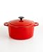 Martha Stewart Collection Red Enameled Cast Iron Chili Pot, 5.5 Qt.