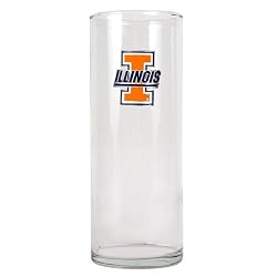 Illinois Fighting Illini NCAA 9 Flower Vase - Primary Logo by Great American Products