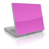Solid State Vibrant Pink Design Skin Decal Sticker Cover for Laptop Notebook Computer - 15 x 12