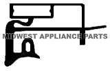 Westinghouse Freezer Door Gasket Seal 5308007123 Home Improvement