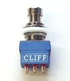 CLIFF 3PDT PUSH SWITCH