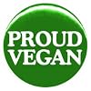 1" Proud Vegan Button/Pin