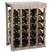Kitchen & Housewares : Wine Rack - 20 Bottle - Pine - Unfinished (Natural) (21"h x 17"w x 10.5"d)