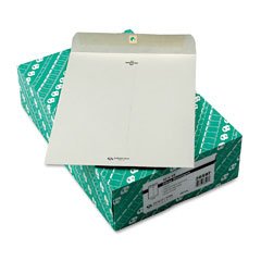 Quality Park 38597 Quality Park Clasp Envelopes, 10x13, 28lb, Executive Gray, 100/Box