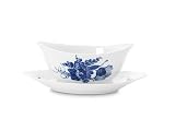 BLUE FLOWER CURVED SAUCE BOAT W/FIX. STD