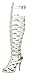 Breckelles Women's High Heel Gladiator Sandals
