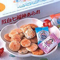 紅白七福神あられ 紅白七福神あられ