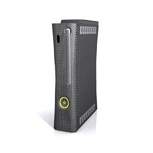 Childrens Toyshop  Video Games : Xbox 360 Complete skin with matching Controller Skin - Carbon Fiber Weave  