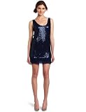 Yoana Baraschi Women's Metal Sequin Couture Flapper Dress