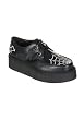 Men'S 2 Inch Platform Creeper With Embroidered Spider Web