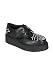 Men'S 2 Inch Platform Creeper With Embroidered Spider Web