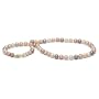 AAA Quality, 7.5-8.0 mm Multicolor Freshwater Pearl Necklace, 18-inch, 14k White Gold Clasp
