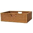 Wicker Night Stand Basket (Honey) (22.75 H x 15.5 W x 7 D)