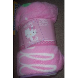 Hello Kitty Plush Throw – Pink