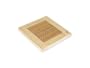 Island Bamboo TC14HC Laguna Honey Striped Cutting Board, 14-Inch by 14-Inch