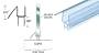 CRL Co-Extruded Clear Bottom Wipe with Drip Rail for 3/8" Glass - 32-5/8 in long