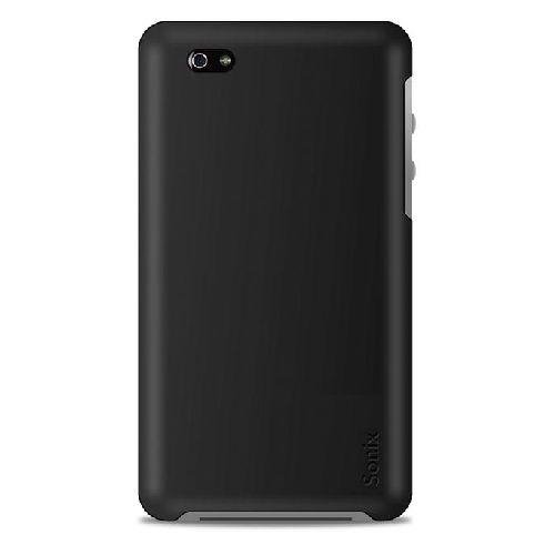 hard case or soft case for iphone:Sonix Snap Slim Case for Verizon or AT&T iPhone 4 with 2 Screen Protectors (Black)