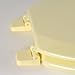 Comfort Seats C014WD50 C1B4E250 Deluxe Molded Wood Toilet Seat, Elongated, Citron Yellow