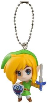 Bandai The Legend of Zelda: A Link Between Worlds Swing Mascot Key Chain Figure ~1.5" - Link