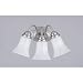 Westinghouse 64486 Three-Light Downward Wall Sconce, Brushed Nickel with White Opal Globes