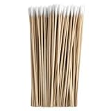 100 Count Six Inch Thin Wood Cotton Tipped Applicator