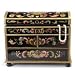 Reverse Painted Glass Jewelry Box